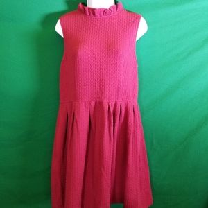 Anthropologie cute red mini dress